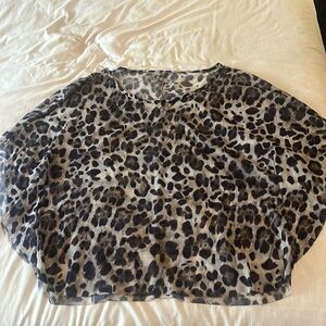 Sweet Pea L leopard print top